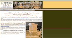 Desktop Screenshot of bodnarstone.com